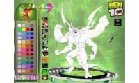 coloring ben es un juego de pintar y colorear a Ben 10 fuerza alienigena con su prima y a kevin, tambien para niños y niñas.